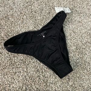 Black bikini bottoms